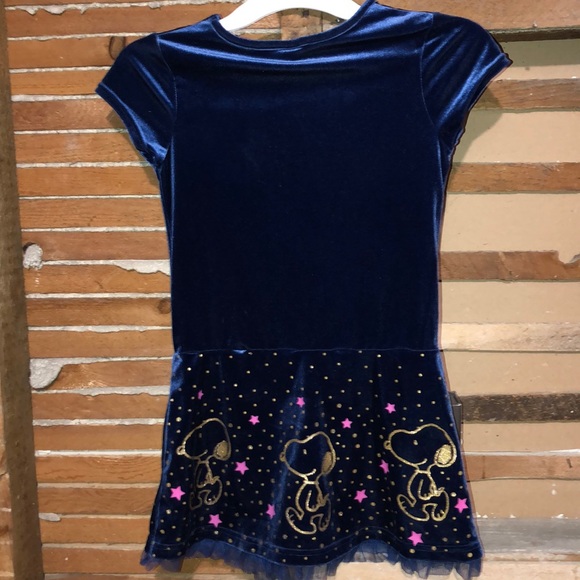 Blue Soft Navy Snoopy Dress - Picture 2 of 4
